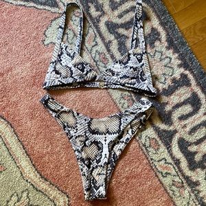 Zaful bikini animal print